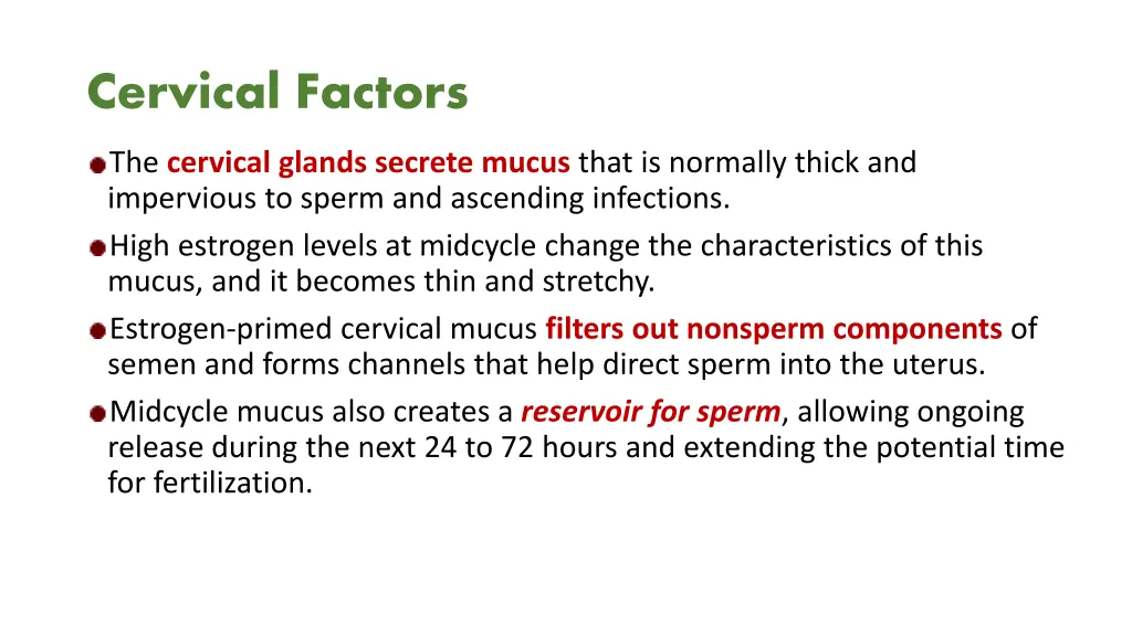 cervical factors