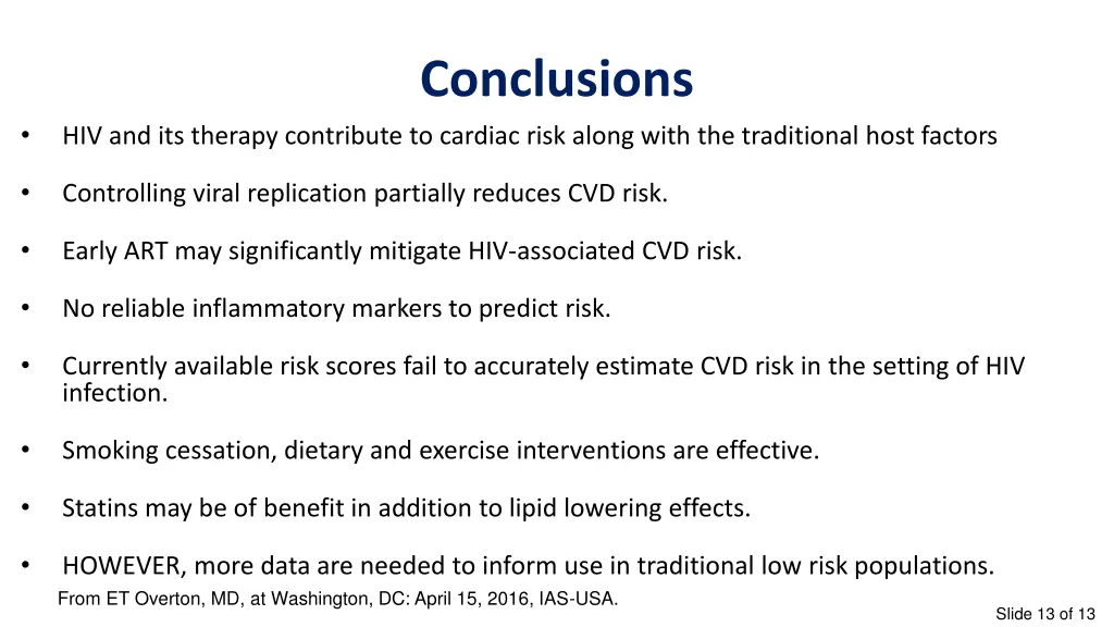 conclusions