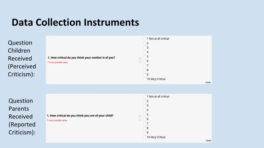 data collection instruments 1
