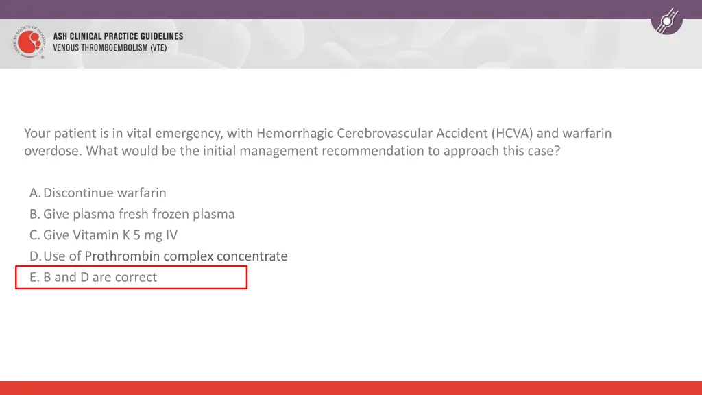 your patient is in vital emergency with
