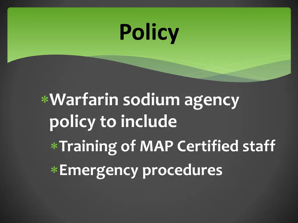 policy