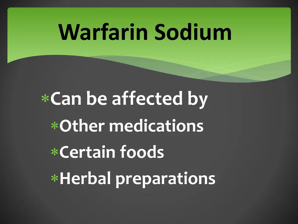warfarin sodium 2