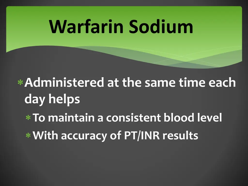 warfarin sodium 5
