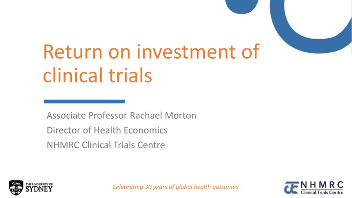 return on investment of clinical trials