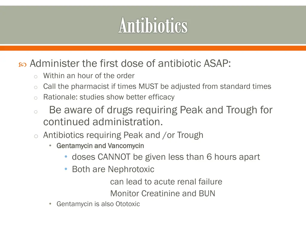 antibiotics