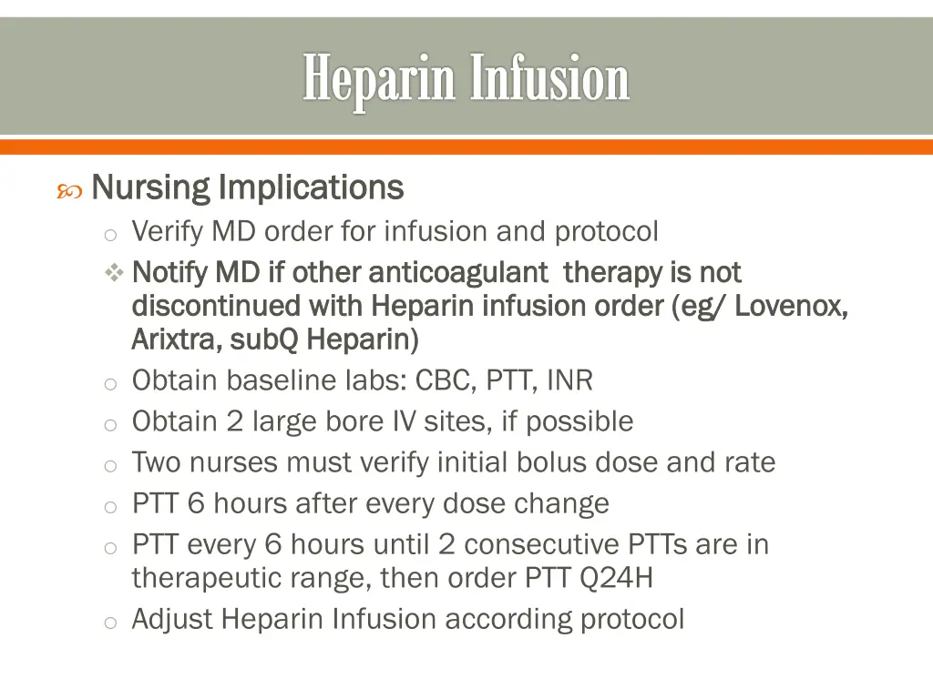 heparin infusion 1