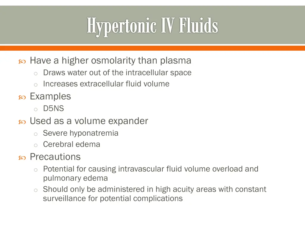 hypertonic iv fluids