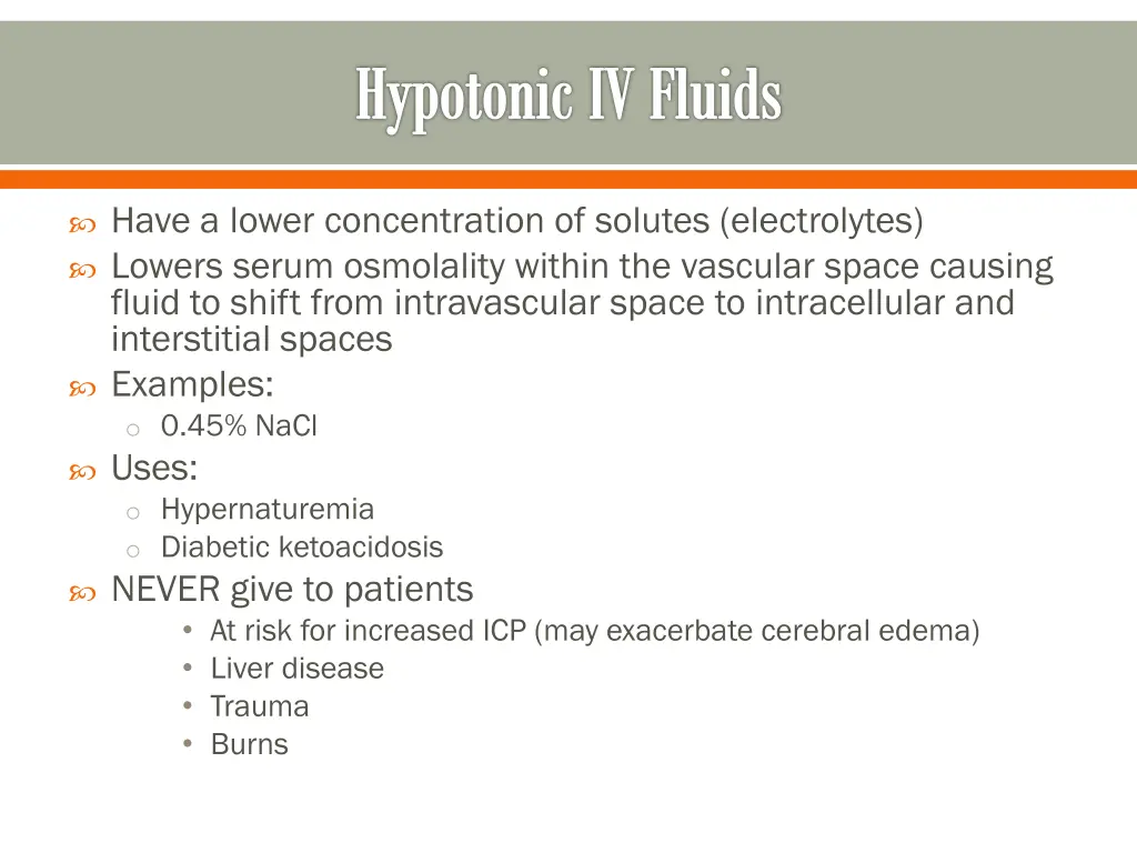 hypotonic iv fluids