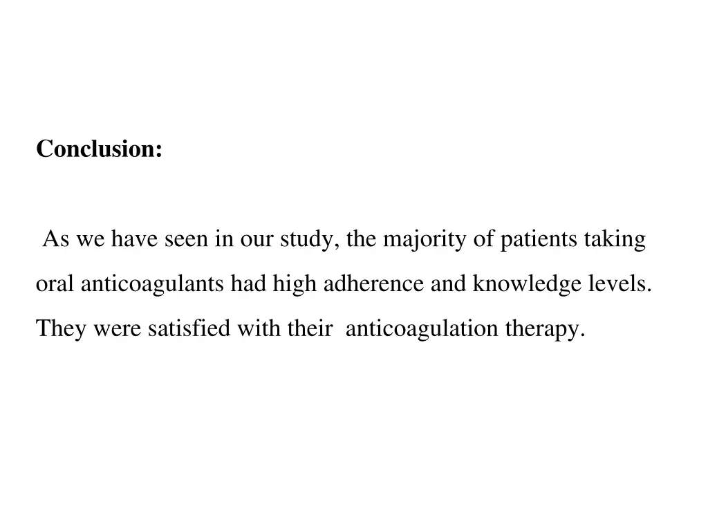 conclusion