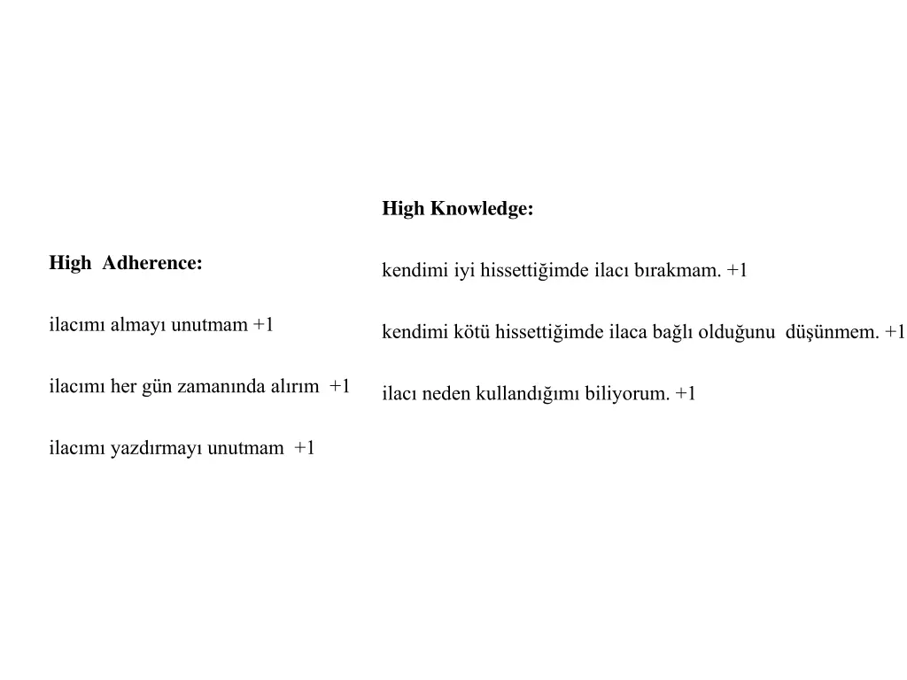 high knowledge