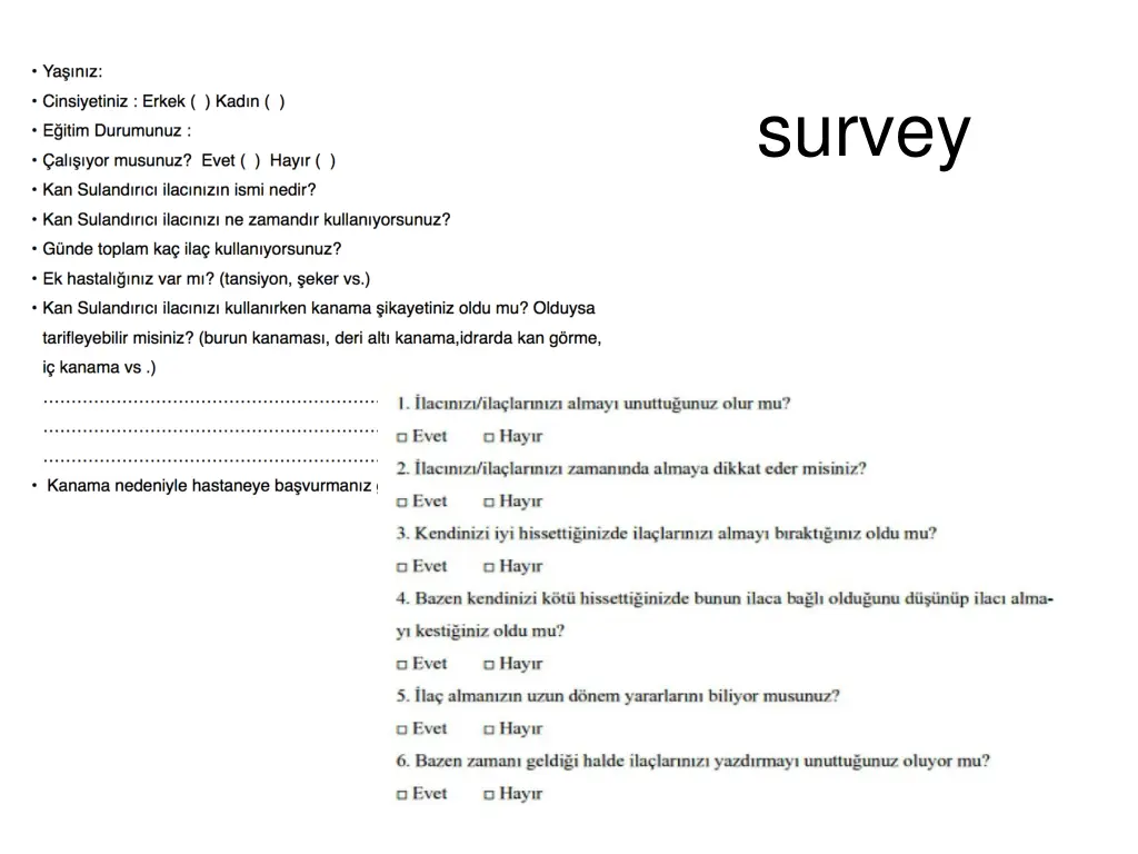 survey