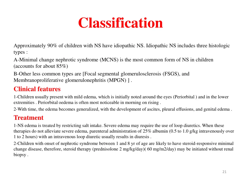 classification