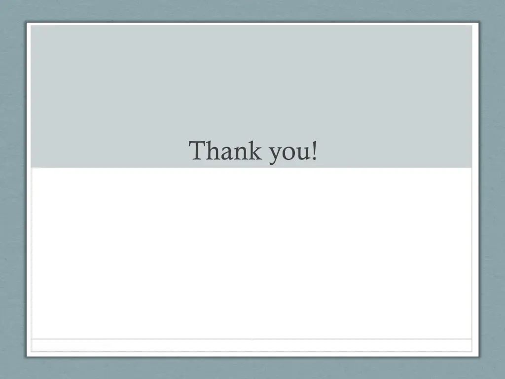 thank you