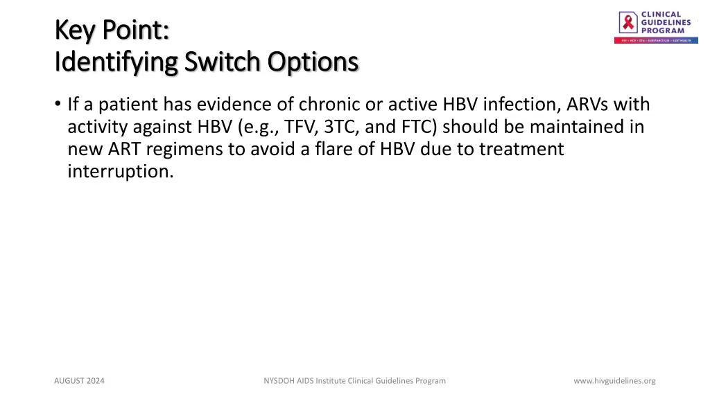 key point key point identifying switch options