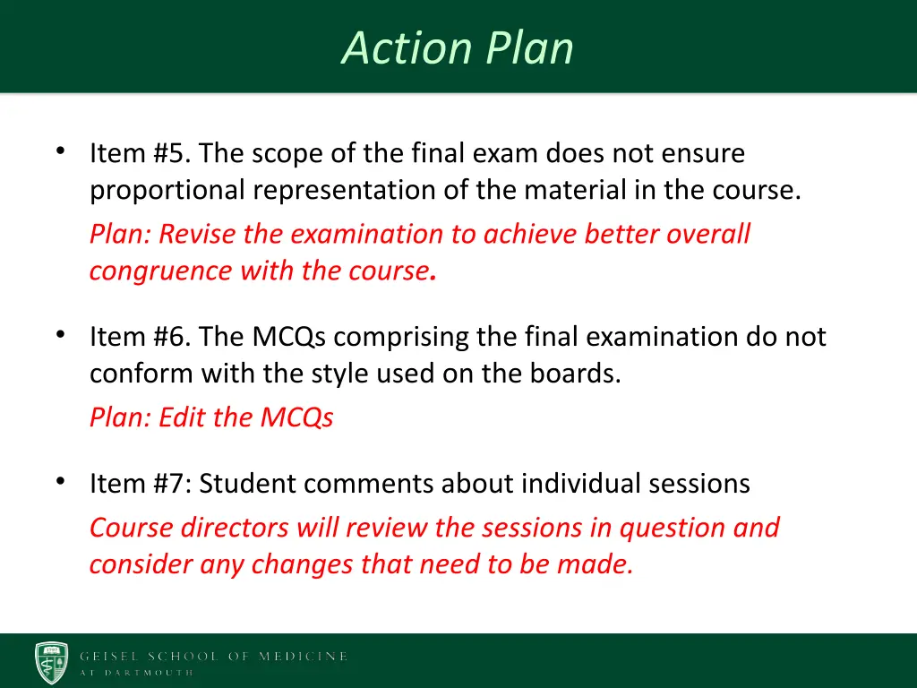 action plan 1