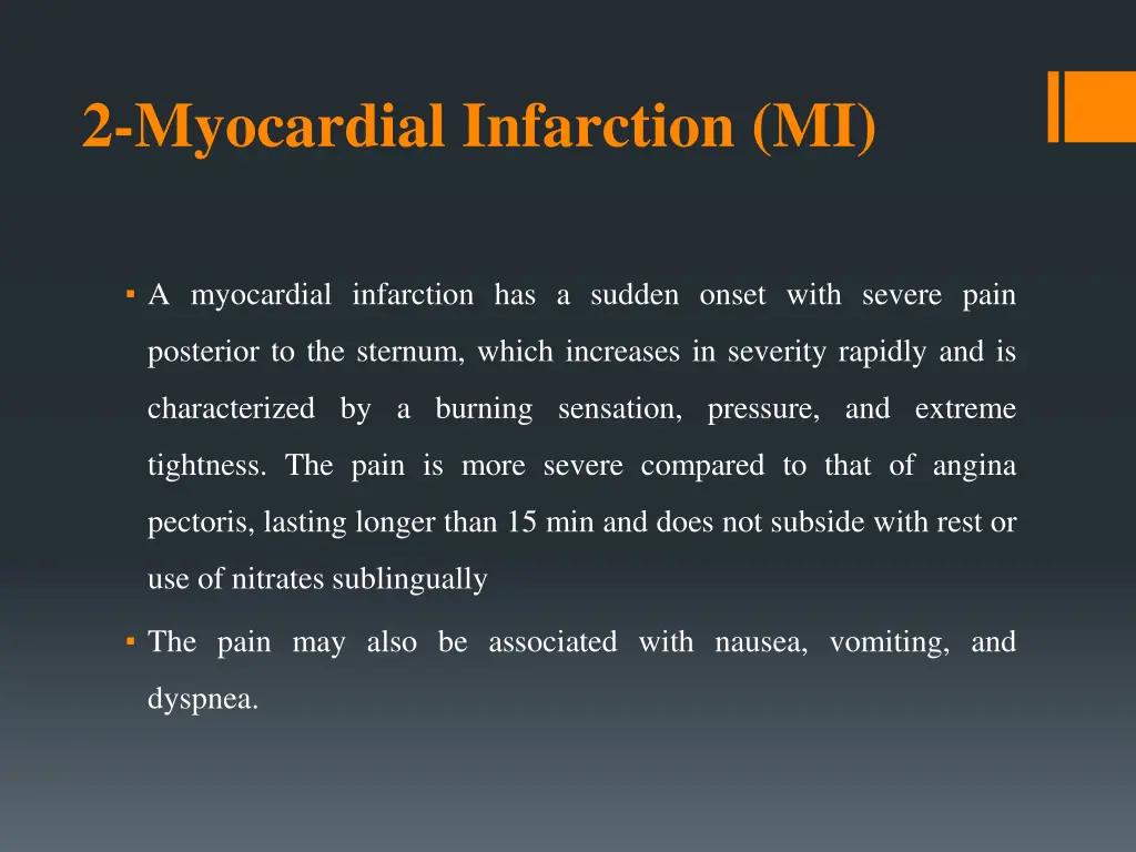 2 myocardial infarction mi