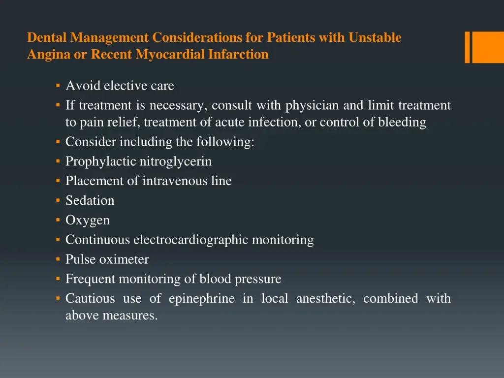 dental management considerations for patients 1
