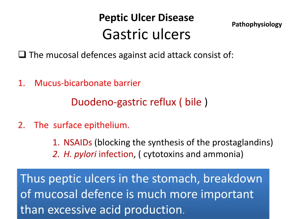 peptic ulcer disease gastric ulcers 1