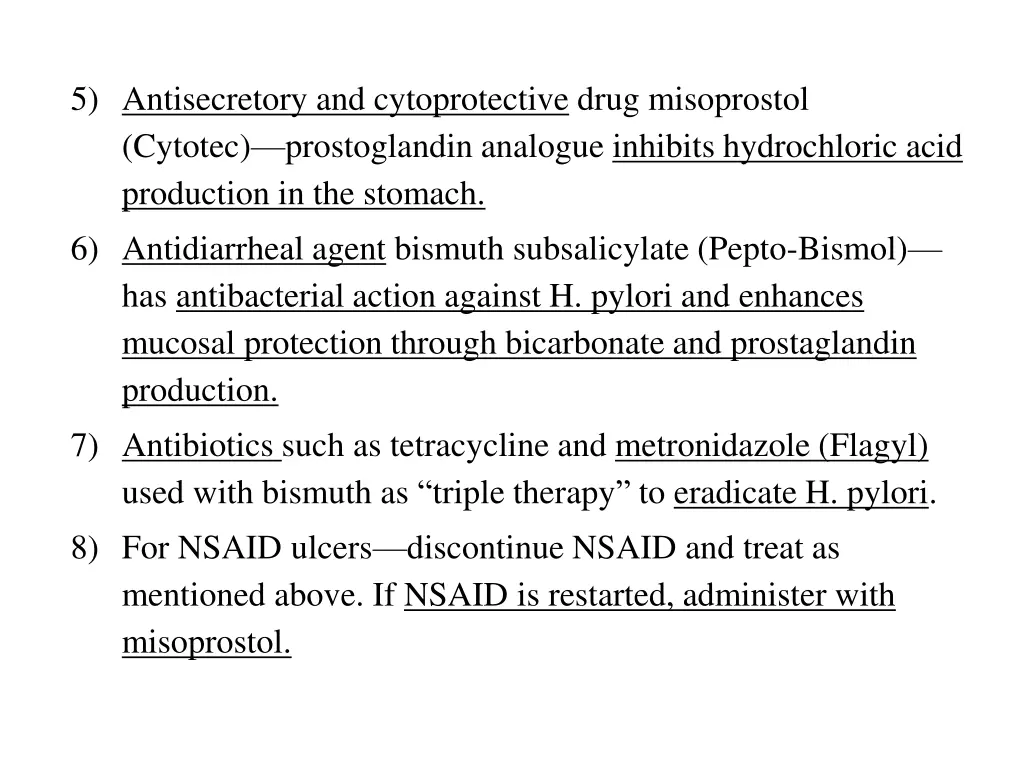 5 antisecretory and cytoprotective drug