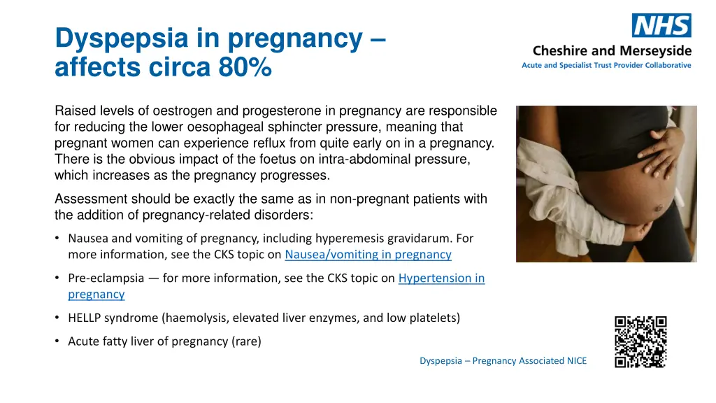 dyspepsia in pregnancy affects circa 80