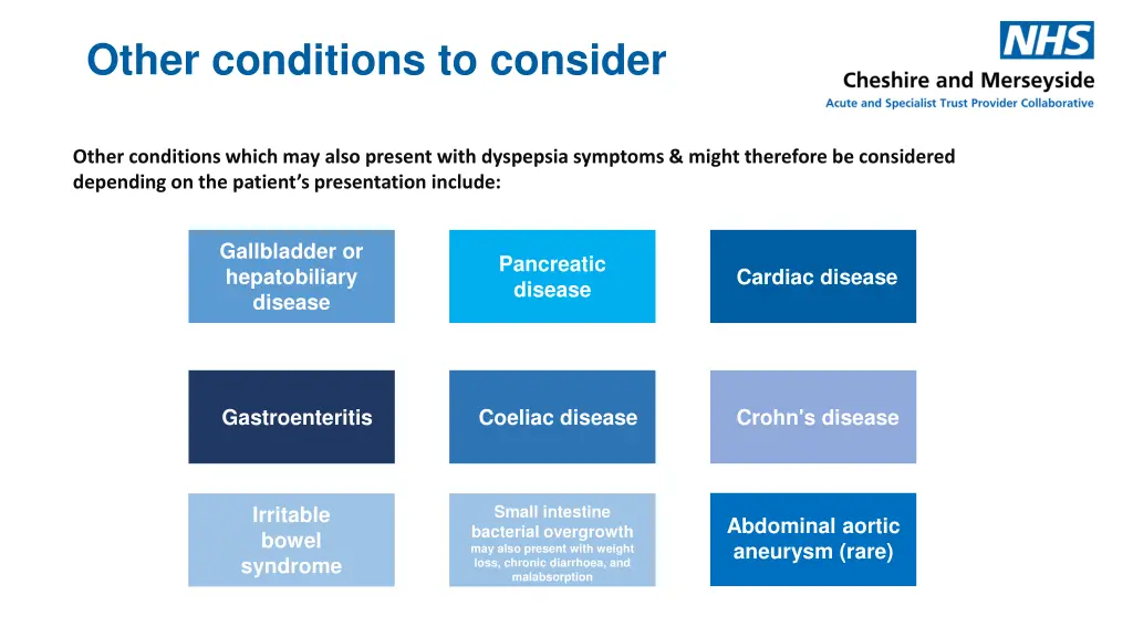 other conditions to consider