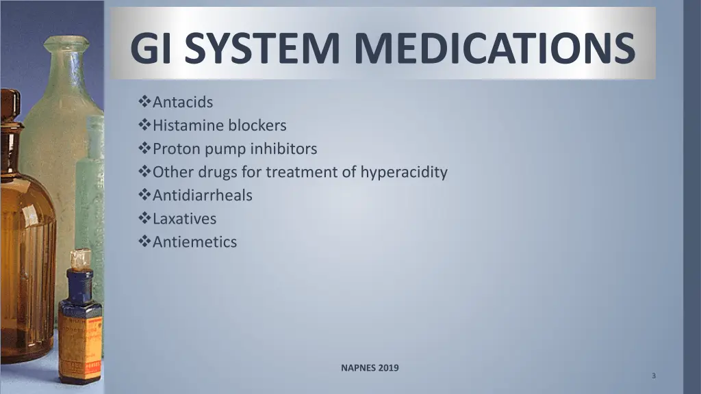gi system medications