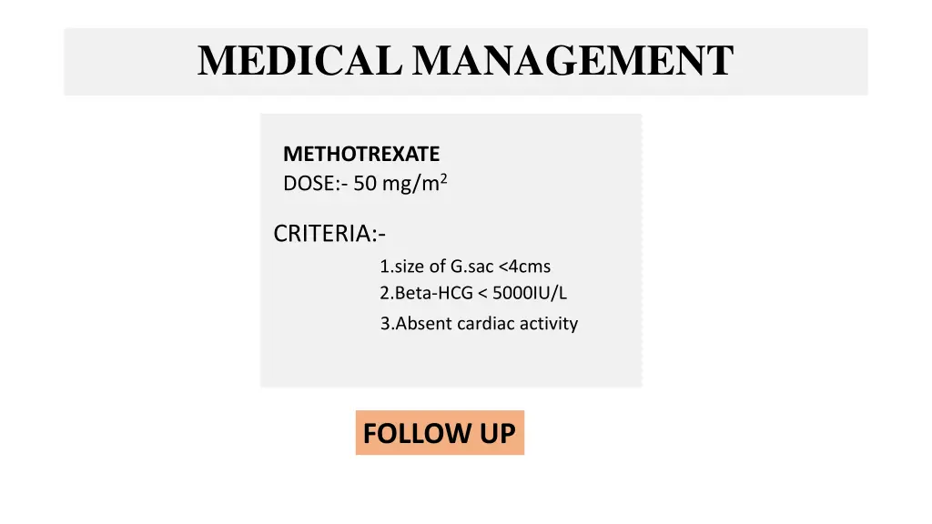 medical management