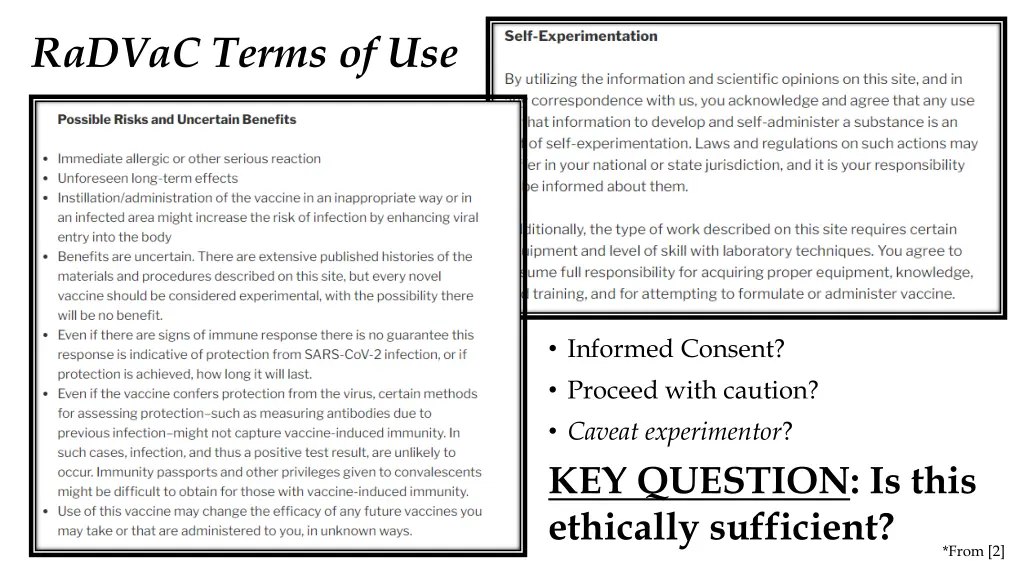radvac terms of use