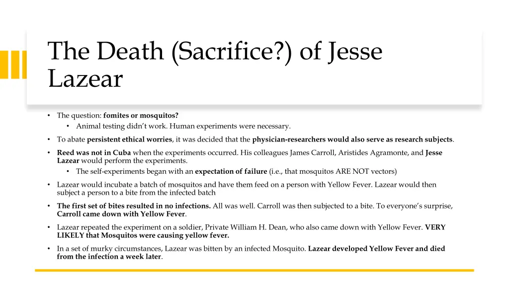 the death sacrifice of jesse lazear