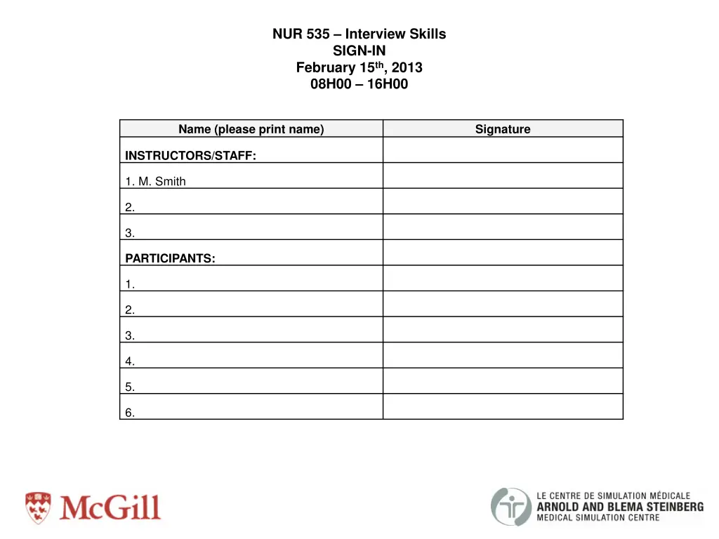 nur 535 interview skills sign in february