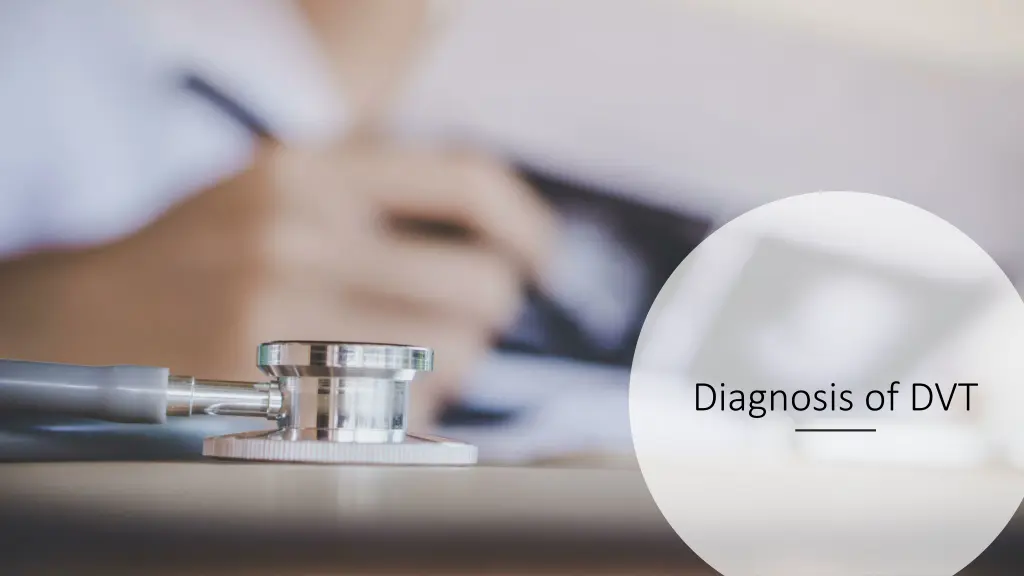 diagnosis of dvt