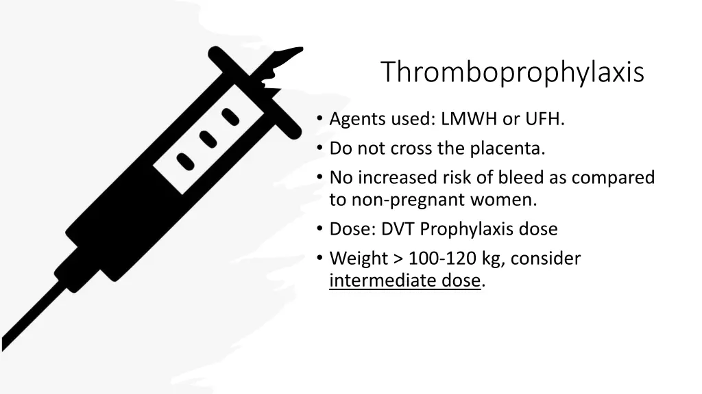 thromboprophylaxis 6
