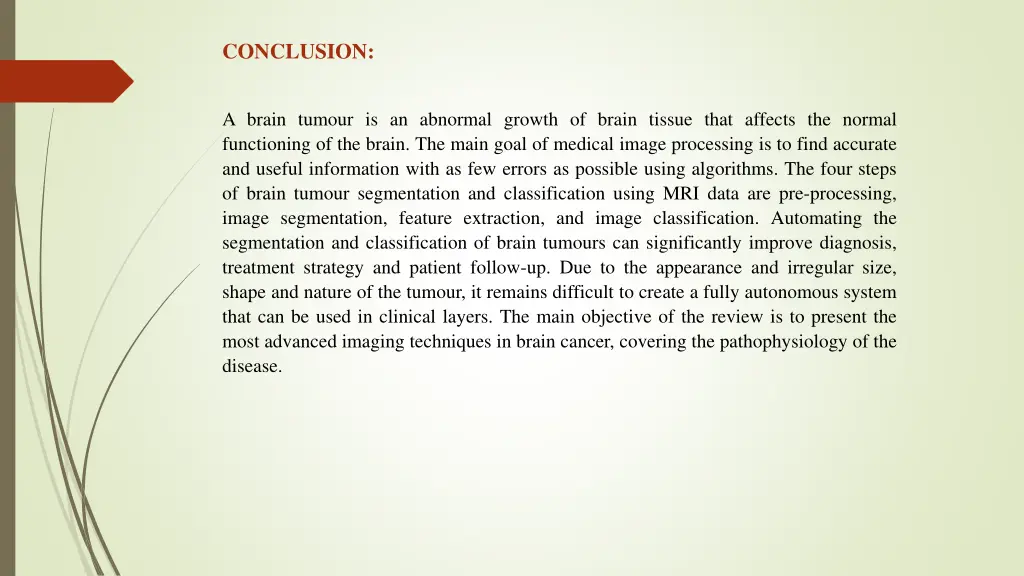 conclusion