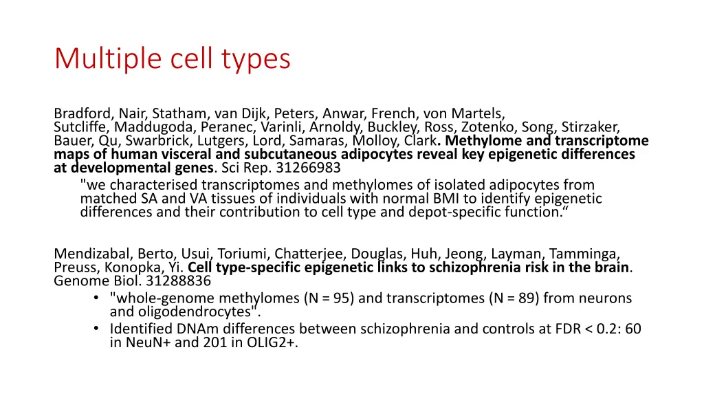 multiple cell types