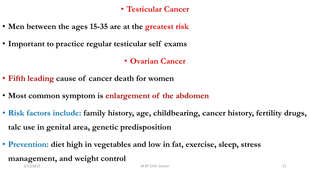 testicular cancer