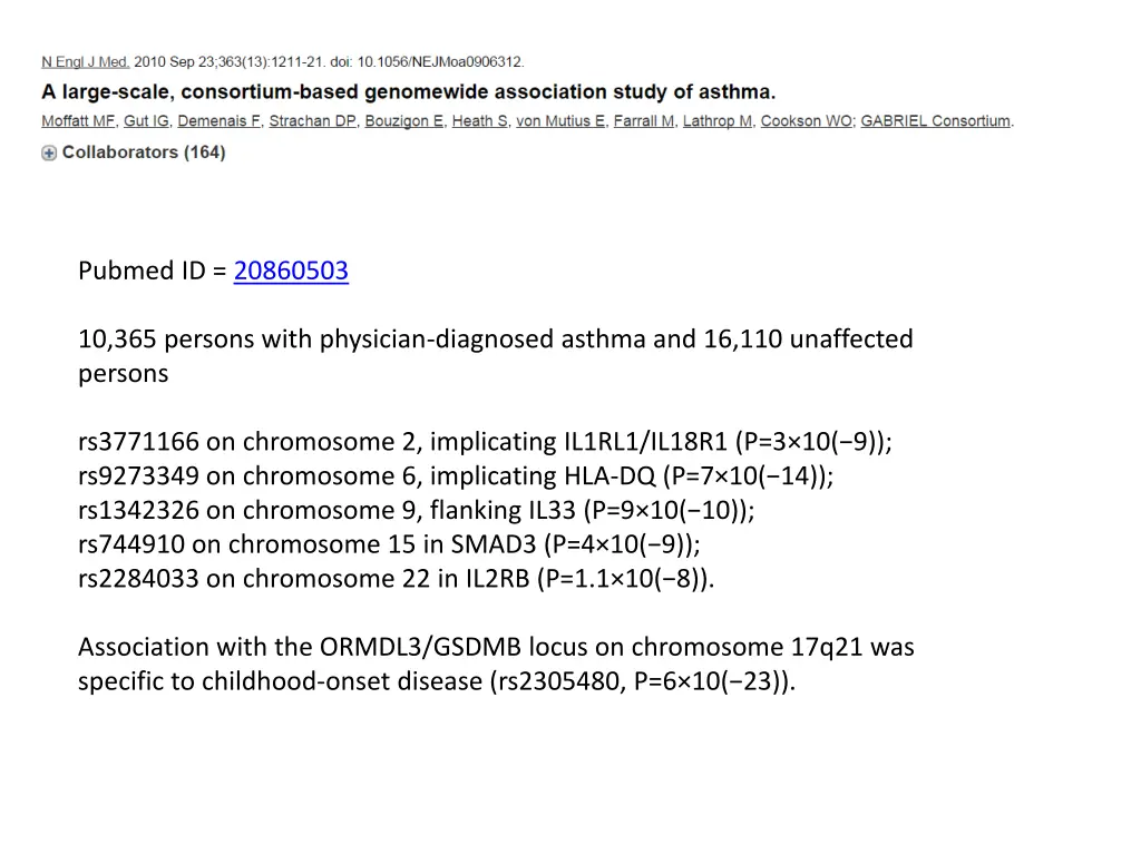 pubmed id 20860503