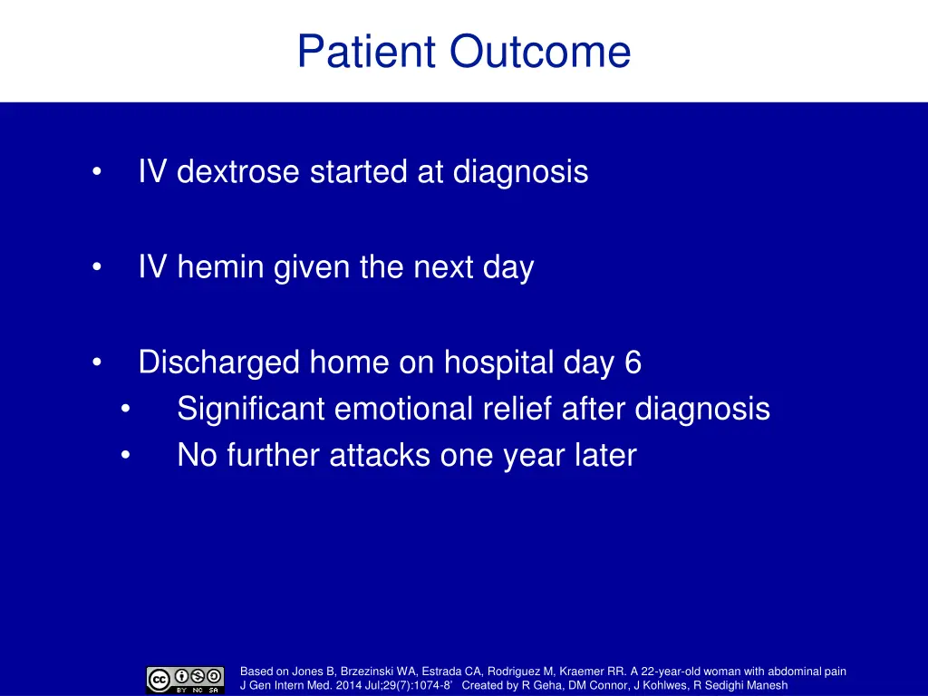 patient outcome