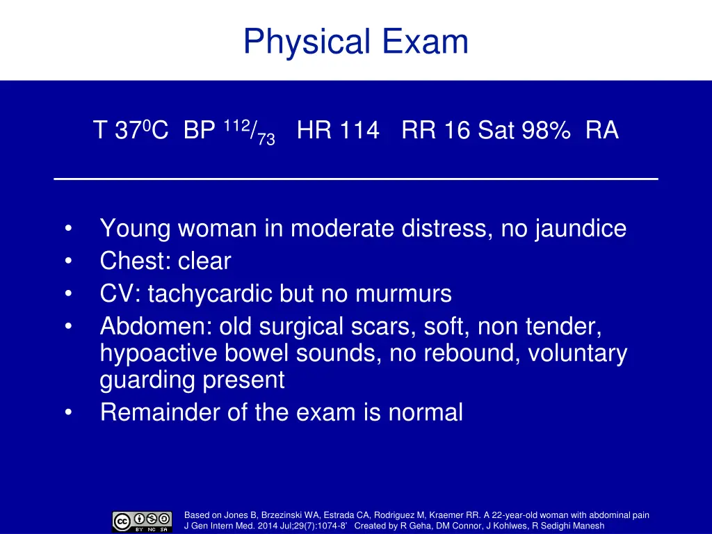 physical exam