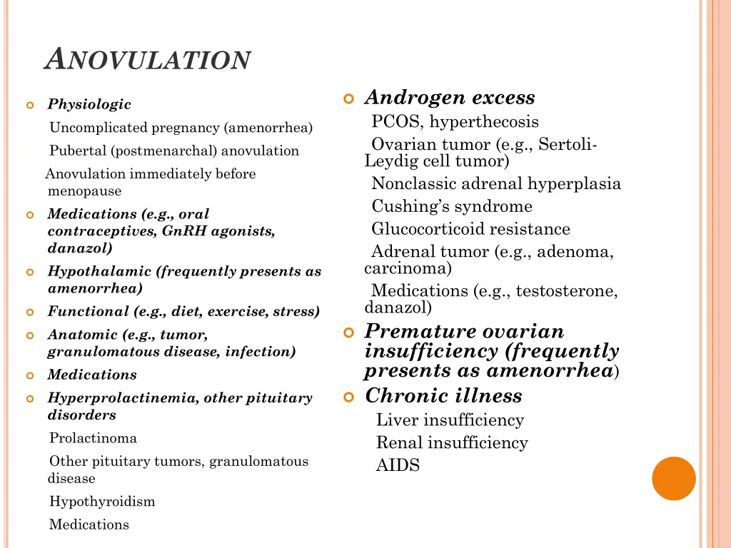 a novulation