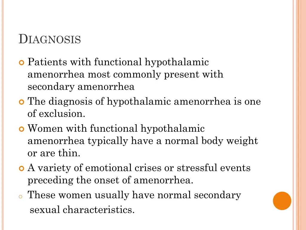 d iagnosis