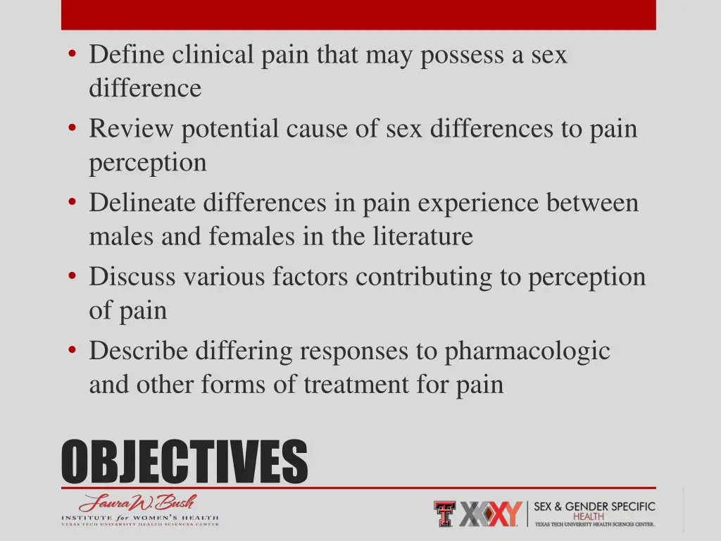 define clinical pain that may possess