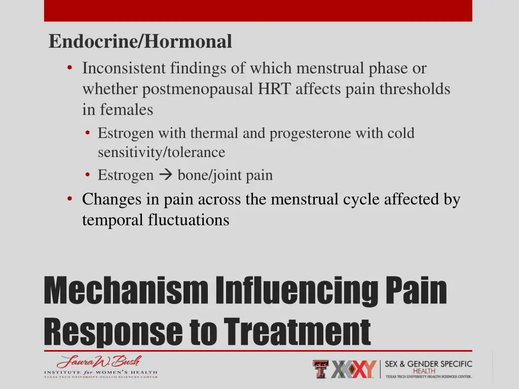 endocrine hormonal inconsistent findings of which