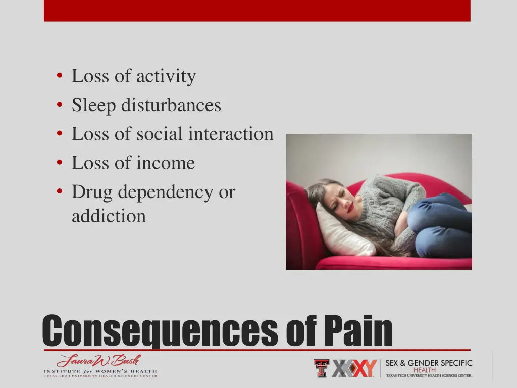 loss of activity sleep disturbances loss