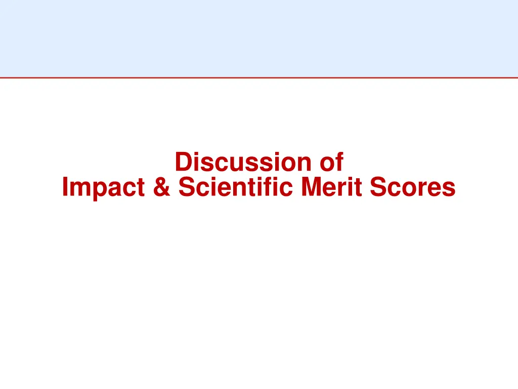 discussion of