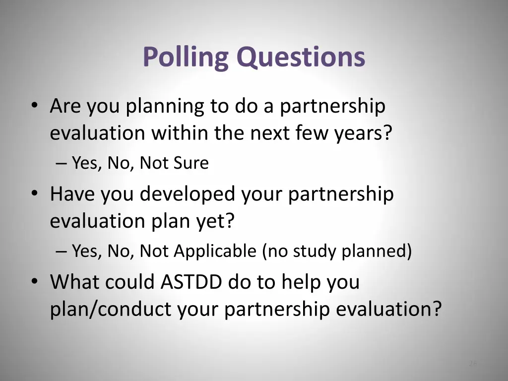 polling questions