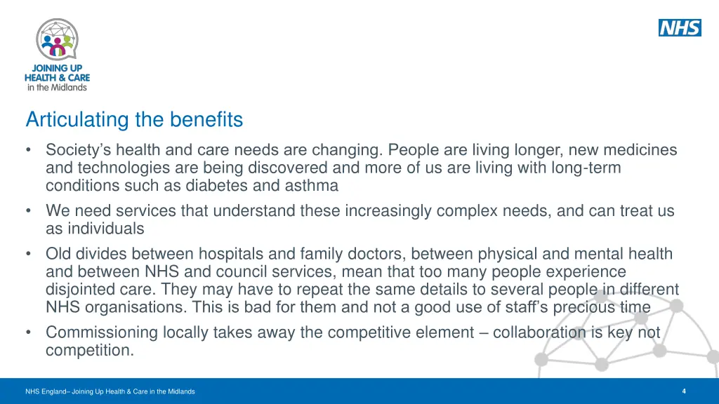 articulating the benefits