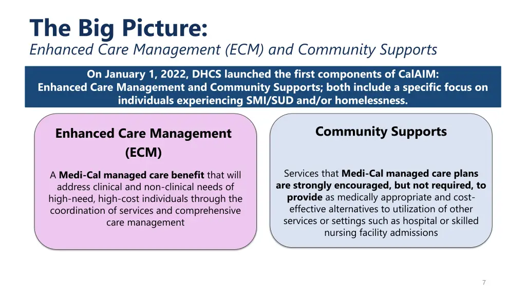 the big picture enhanced care management