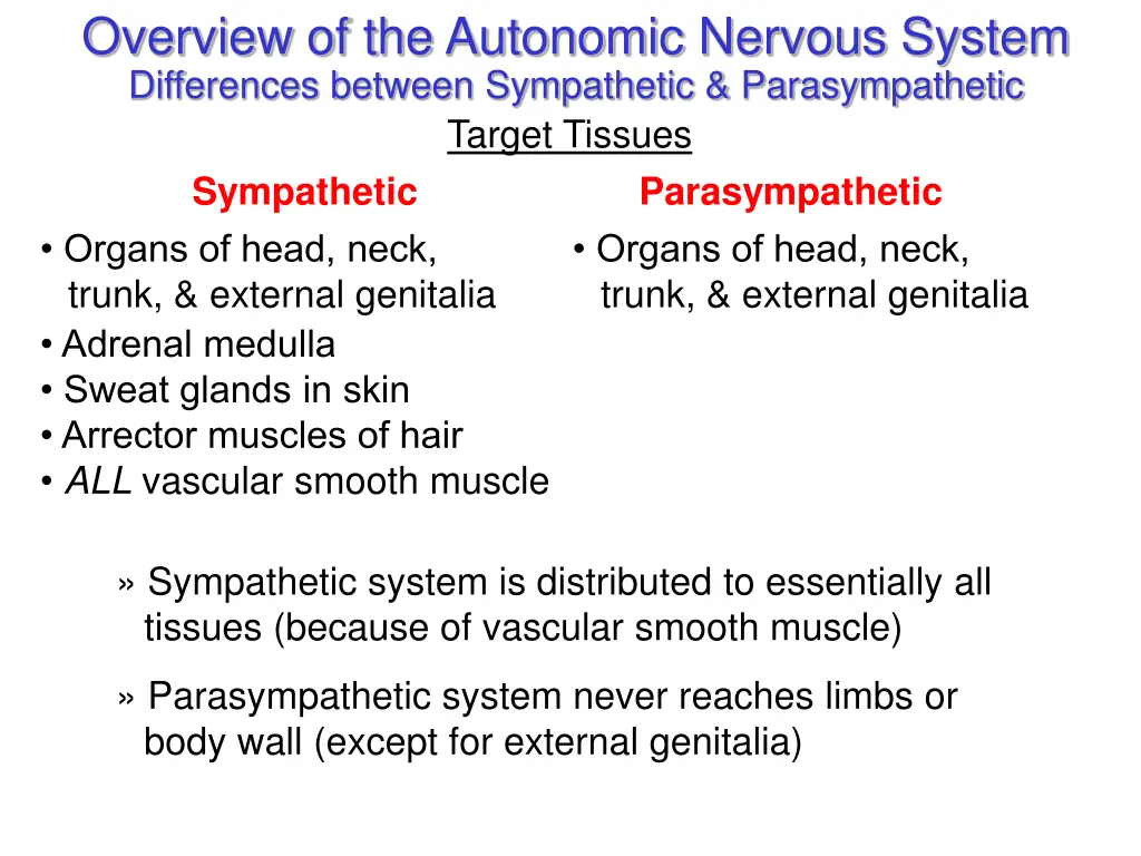 overview of the autonomic nervous system 4