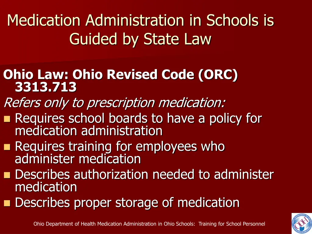 medication administration in schools is guided 2