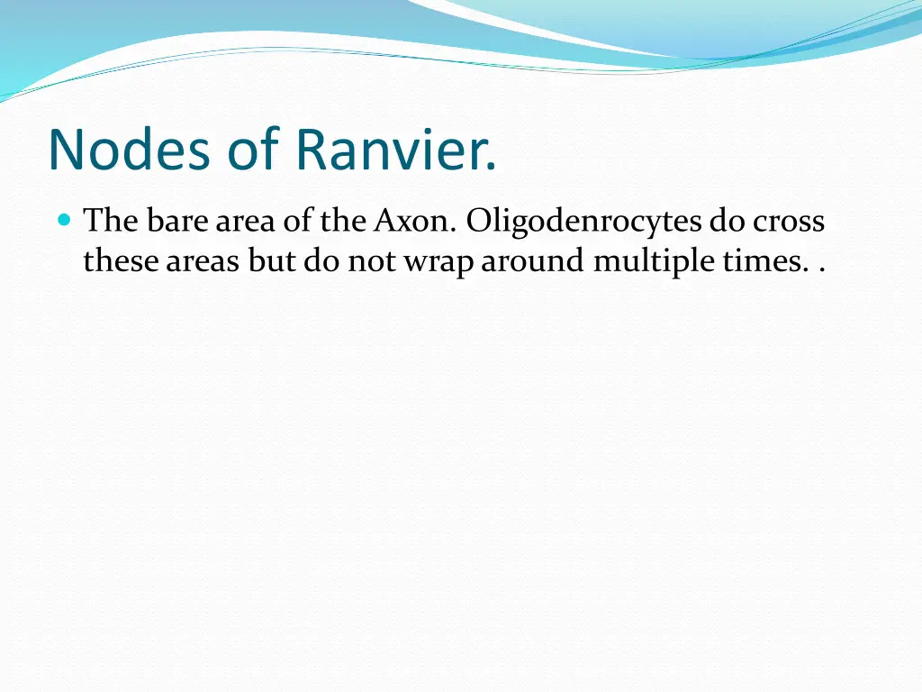 nodes of ranvier